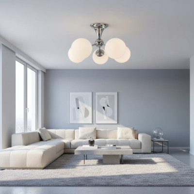 Deckenlampe Ein Chrome Pendelleuchte Wohnzimmer Luxus Leuchte Lampen
