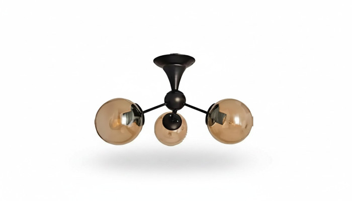 Deckenlampe moderner Pendelleuchte Wohnzimmer Black Luxus Leuchten