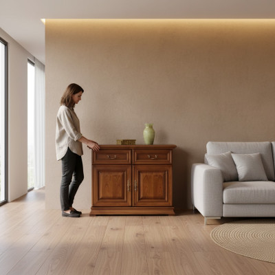 Kommode Schlafzimmer Kommoden klassischer Stil Braun Schränke Sideboard