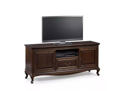 TV Staender Massivholz Fernseher Ständer braun Schrank Möbel
