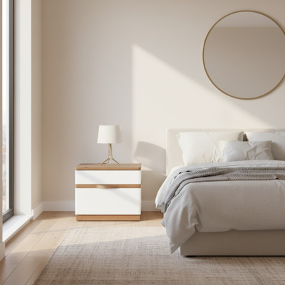 Nachttische Beistell Tisch Nachtkonsolen Holz Design Nachttisch