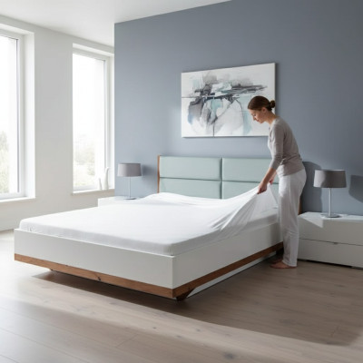 Bett Modern Style Doppelbetten Luxus Design Schlafzimmer Möbel Holzbett