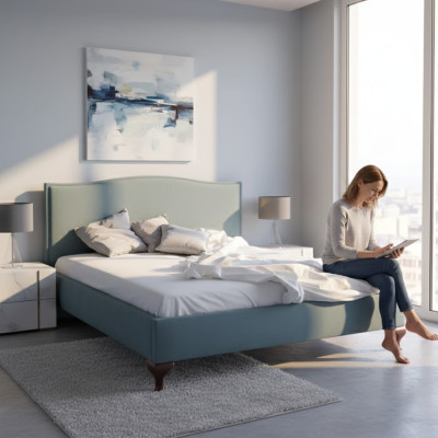 Bett Polster Design Luxus Doppel Hotel Betten Holz Doppelbetten klassischer Stil