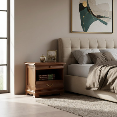 Nachttisch Beistell Tische Holz Neu Luxus designer Möbel Schlafzimmer