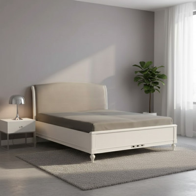 Bett Moderne Design Luxus Polster Betten Stoff Bett im Schlafzimmer