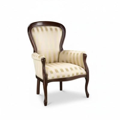 Luxus Sessel Wohnzimmer Textil Sessel klassisch Design Polsterung