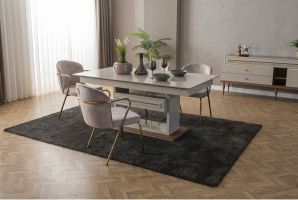 Esszimmertisch Esstisch Tische Modern Esszimmer Designer Neu Beige