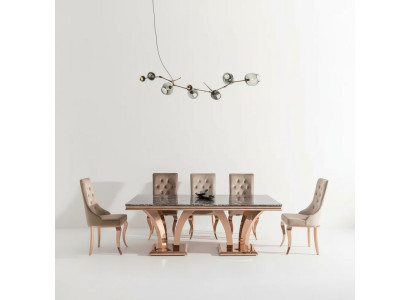 Luxus Esstisch Modern Esszimmer Esstische Tische Design Metall Tisch