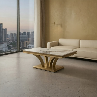 Couchtisch Design Wohnzimmer Luxus Couchtische Tische Möbel Gold 115x70