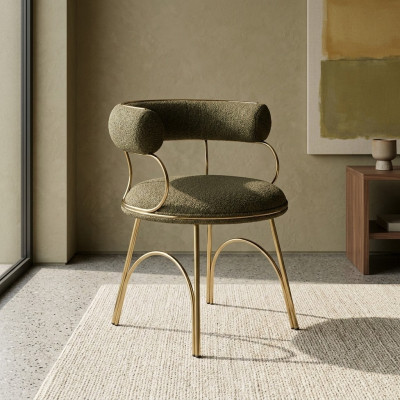 Designer Grüner Esszimmerstuhl Luxus Einsitzer Moderne Esszimmer Möbel