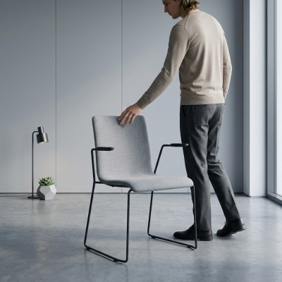 Praktischer Stuhl Praxisstuhl Wartezimmer Stühle Hallenstühle Design