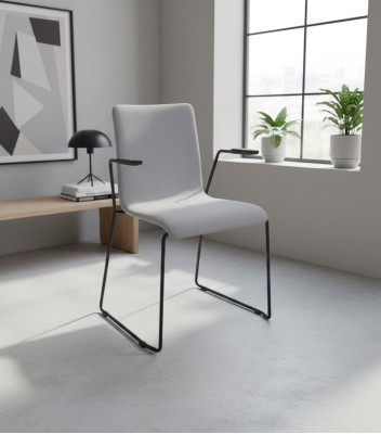 Praktischer Stuhl Praxisstuhl Wartezimmer Stühle Hallenstühle Design