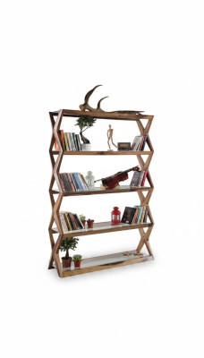Bücherregal Modern Holz Regal Schrank Büro Designer Einrichtung Regale