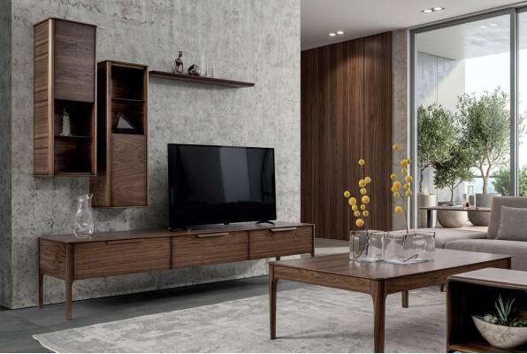 Wohnzimmer Set Schrankwand Ablage mit tv Stand Modernen Designen Wohnwand