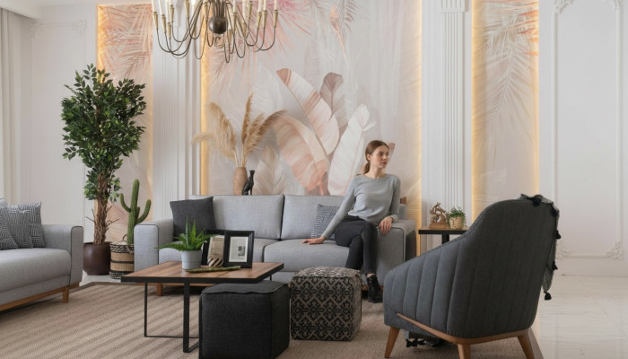 Sofagarnitur Couch Polster Dreisitzer Couchen 3+1 Sofagarnitur Wohnzimmer