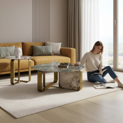 Couchtisch Wohnzimmer Design Möbel Tisch Luxus Beistelltisch Modern