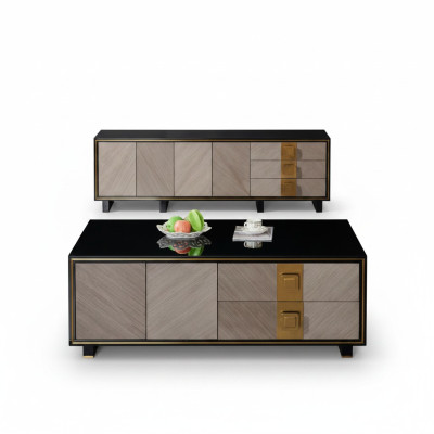 Wohnzimmer Design Tische Möbel Luxus Beistelltisch Holz Modern Couchtisch