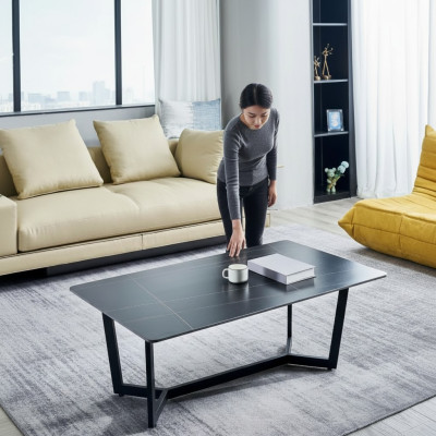 Wohnzimmer Holztisch Couchtisch Tisch Möbel Holz Neu Kaffeetisch Schwarz
