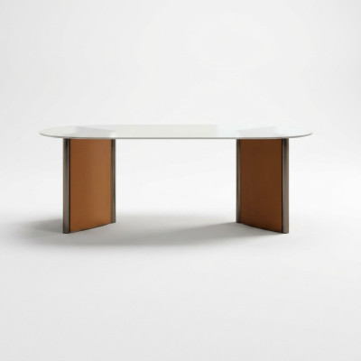 Luxus Modern Esstisch Esszimmer Stil Moderne Möbel Ovale Tische holz
