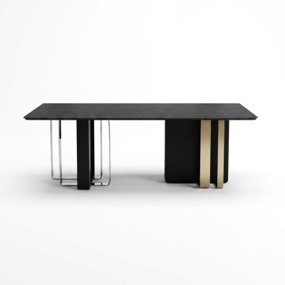 Schwarzer Holztische Esszimmer Tisch Esszimmertisch Stil Esstisch 180x90
