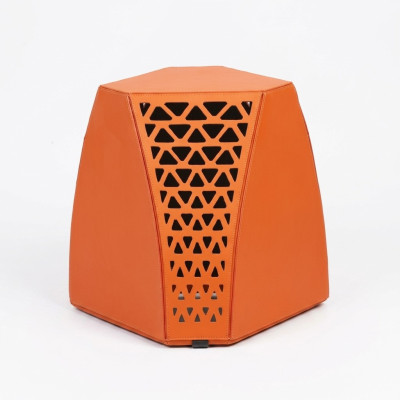Wohnzimmer Couchtisch Orange Stil Moderne Material Holz Luxus