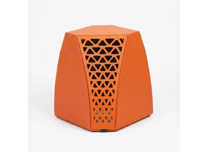 Wohnzimmer Couchtisch Orange Stil Moderne Material Holz Luxus