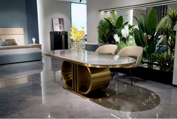 Luxus Modern Esstisch Esszimmer Tisch Holz Moderne Möbel Tische 240x100