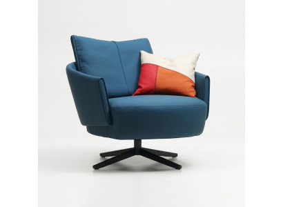 Design Sessel Textil Luxus Couch 1,5 Sitzer Sofa Relax Wohnzimmer Neu