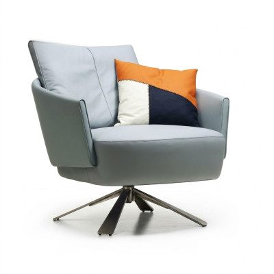 Sessel Polstermöbel Designer Moderner Wohnzimmer Drehstuhl Textil Neu