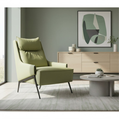 Wohnzimmer Sessel 1 Sitz Couch Polster Luxus Textil Design Holz Möbel
