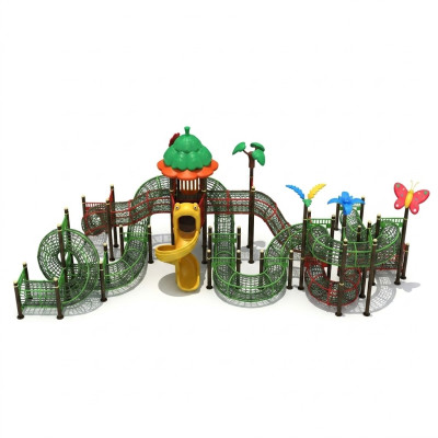 Sportkomplex im Freien Kinderklettergarten Spielplatz Öffentlich Freizeitpark