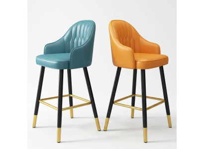Barhocker Barstuhl Stoff Design Barstühle Bar Hocker Esszimmer Neu
