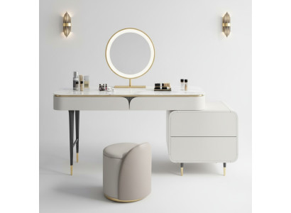 Tisch Konsole Spiegel Schminktisch Schlafzimmer Konsolen Luxus Neu