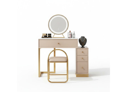 Designer Schmink Tisch Schlafzimmer Konsolen Tisch Spiegel Luxus Neu