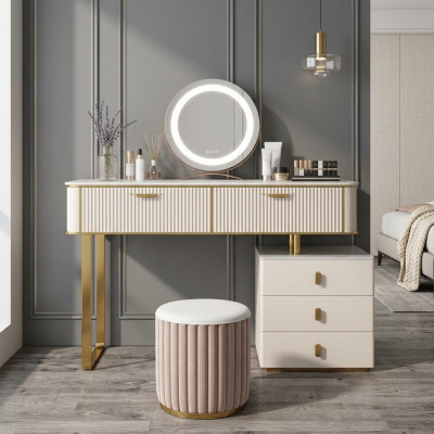 Schminktisch Spiegel Luxus Konsole Kommode Schlafzimmer Konsolentisch