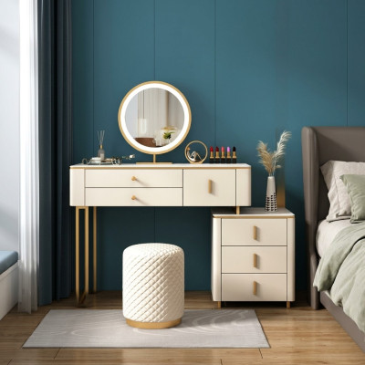 Design Luxus Tisch Konsolen Tische Holz Design Modern Schminktisch