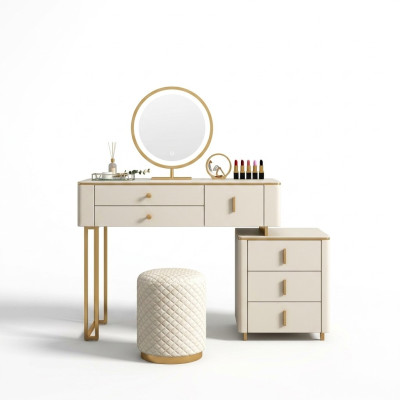 Design Luxus Tisch Konsolen Tische Holz Design Modern Schminktisch
