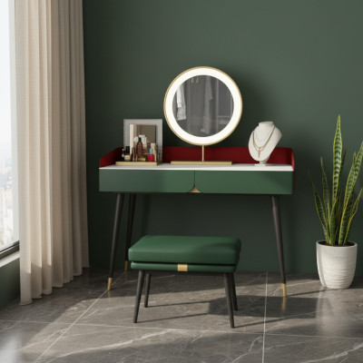 Schminktisch Spiegel Konsole Schlafzimmer Holz Tisch Luxus Neu