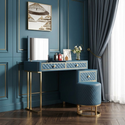 Schminktisch Kosmetik Tisch Spiegel Design Konsolen Kommode Tische