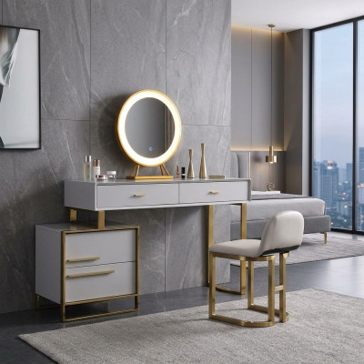 Tisch Modern Konsole Spiegel Schminktisch Schlafzimmer Kosmetik Tisch