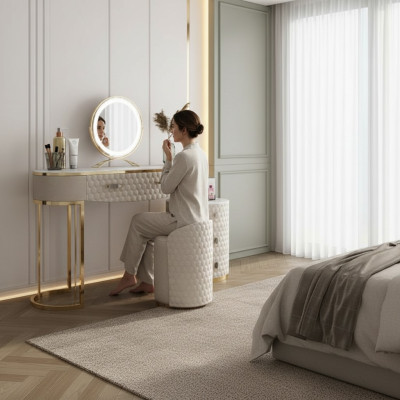 Design Luxus Möbel Schminktisch Tisch Konsolen Modern Schlafzimmer