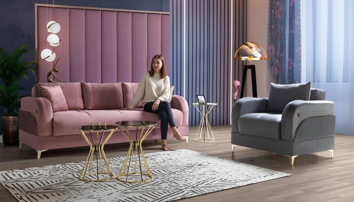 Sofagarnitur 3+1 Sitzer Modern Relax Sessel Stil 2tlg Luxus Wohnzimmer Möbel