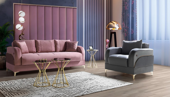 Sofagarnitur 3+1 Sitzer Modern Relax Sessel Stil 2tlg Luxus Wohnzimmer Möbel