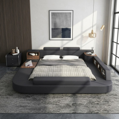 Betten Moderne Hotel Multifunktion Doppel Luxus Design Bett Polster