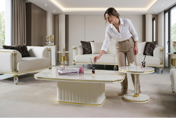 Couchtisch Wohnzimmertisch Luxus Couchtische Beistell Tisch Sofatisch Modern