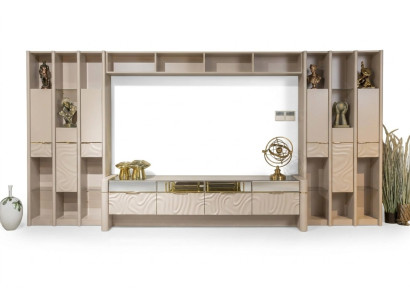 Wohnwand Designer Wohnzimmermöbel Wandschrank Wand Regal Wohnwände