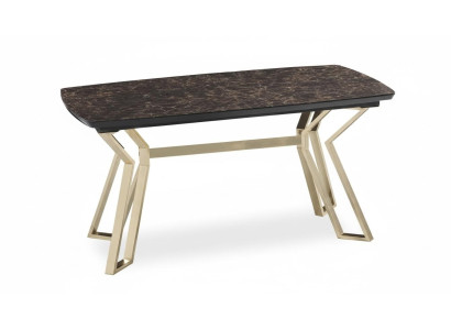 Luxus Esstisch Esszimmer Tisch Metall Gold Tische Esstische Möbel
