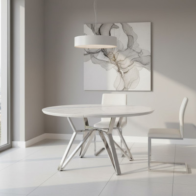 Modern Esstisch Weiß Tisch Esszimmer Wohnzimmer Luxus Design Tische Neu