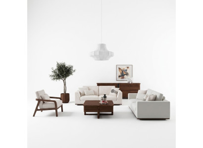 Weiß Möbel Wohnzimmer Sofagarnitur Zweisitzer Sofa Design Einrichtung Sessel