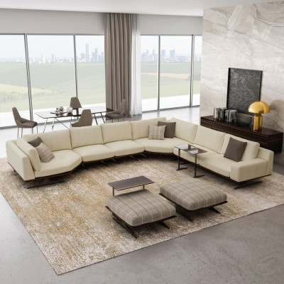 Luxus Koplett Ecksofa L Form Sofas Luxus 2x Beistelltisch 2x Hocker Garnitur Neu
